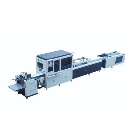 Автоматическая машина для изготовления коробок в твердом переплете