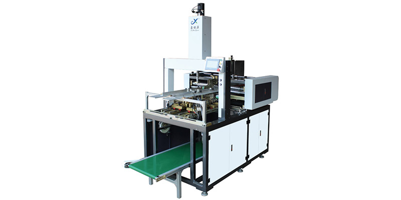 Коробка угловой склеивание машина