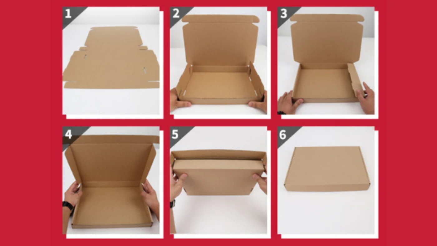Пошаговое руководство по изготовлению коробки для пиццы